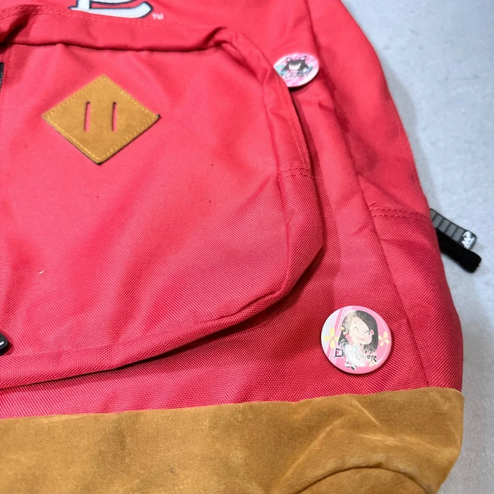 St. Louis Cardinals The Northwest Backpack – Red‎ MLB Bookbag w/ Anime Buttons